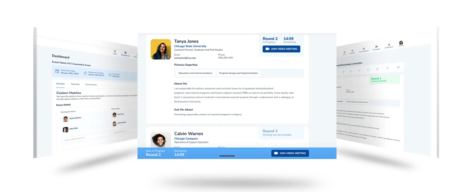 Web platform for business networking
